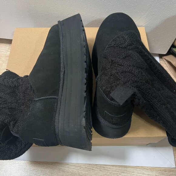 UGG Classic Sweater Letter Boot - Picture 4 of 7